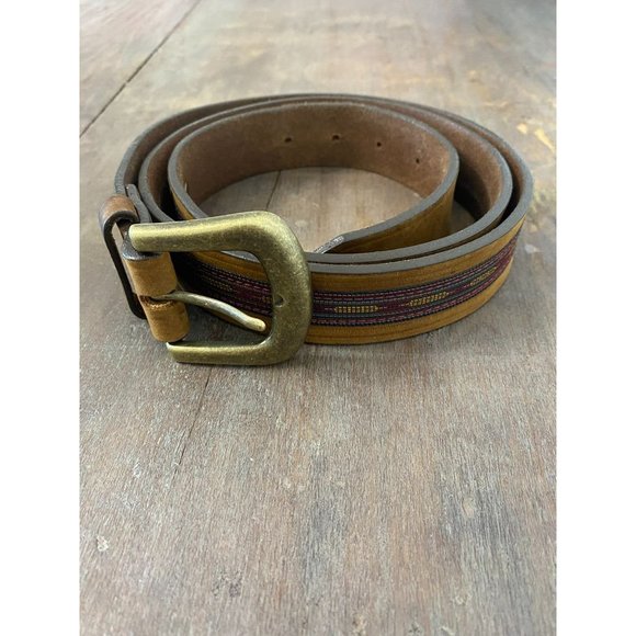 Duluth Trading Co Other - Duluth Men's Southwestern Embellished Leather Belt, Size 44